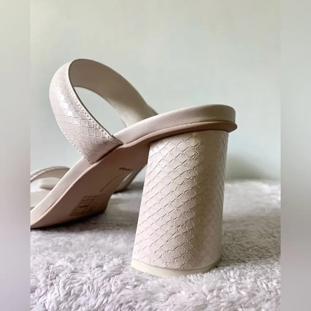 Dolce Vita Pascoe Slip On High Heel Sandals NEW